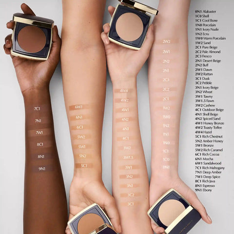 Double Wear  Stay-in-Place Matte Powder Foundation - 0N1 Alabaster - 0.42 oz.
