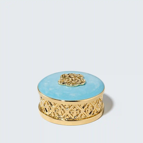Estée Treasures Inspired by Turquoise Perfume Compact