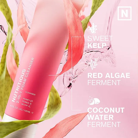 Nutritious 2-in-1 Foam Cleanser/Purifying Mask - 4.2 oz.